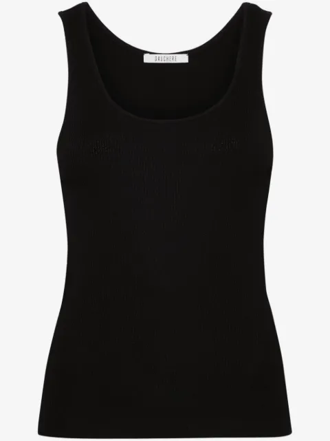Gauchère fine-ribbed tank top
