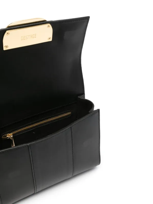 DESTREE Simone レザー ショルダーバッグ | ブラック | FARFETCH JP