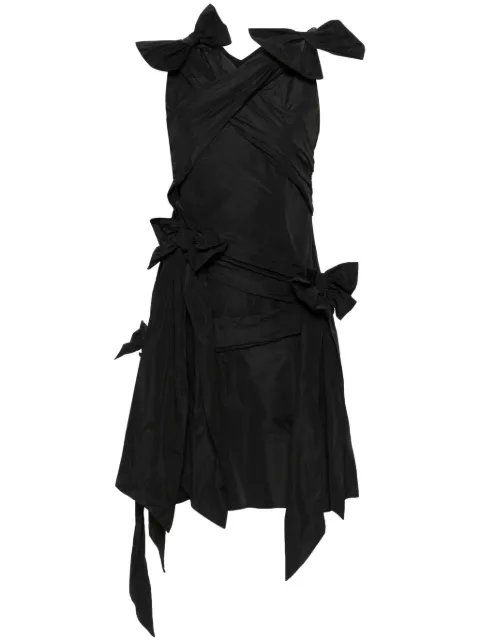 Viktor & Rolf draped bow-detail mini dress