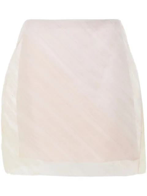 Viktor & Rolf falda midi con capa de tul