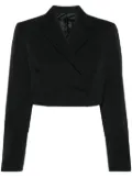 Viktor & Rolf double-breasted cropped blazer - Black