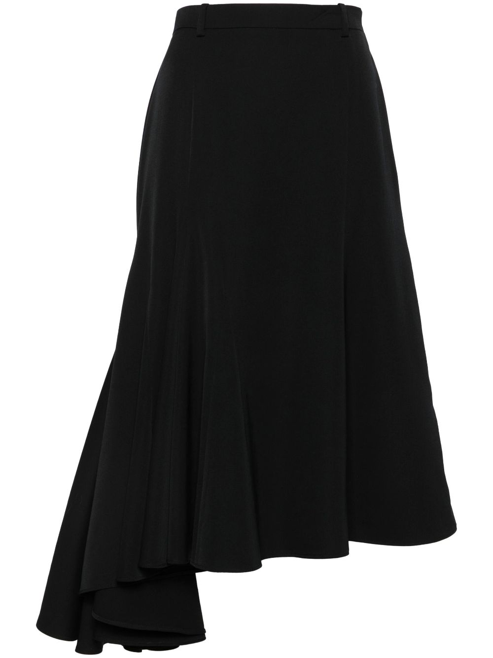 godet midi skirt