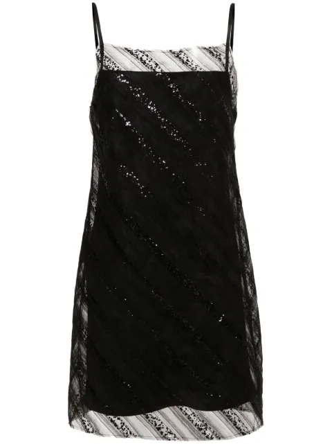 Viktor & Rolf glitter-embellished tulle slip dress