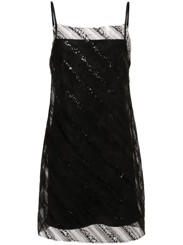 Viktor & Rolf glitter-embellished Tulle Slip Dress | Black | FARFETCH ID Viktor & Rolf glitter-embellished Tulle Slip Dress | Black | FARFETCH ID