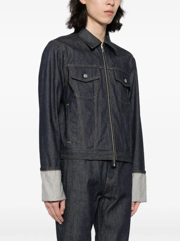 Helmut Lang ジップアップ デニムジャケット | ブルー | FARFETCH JP