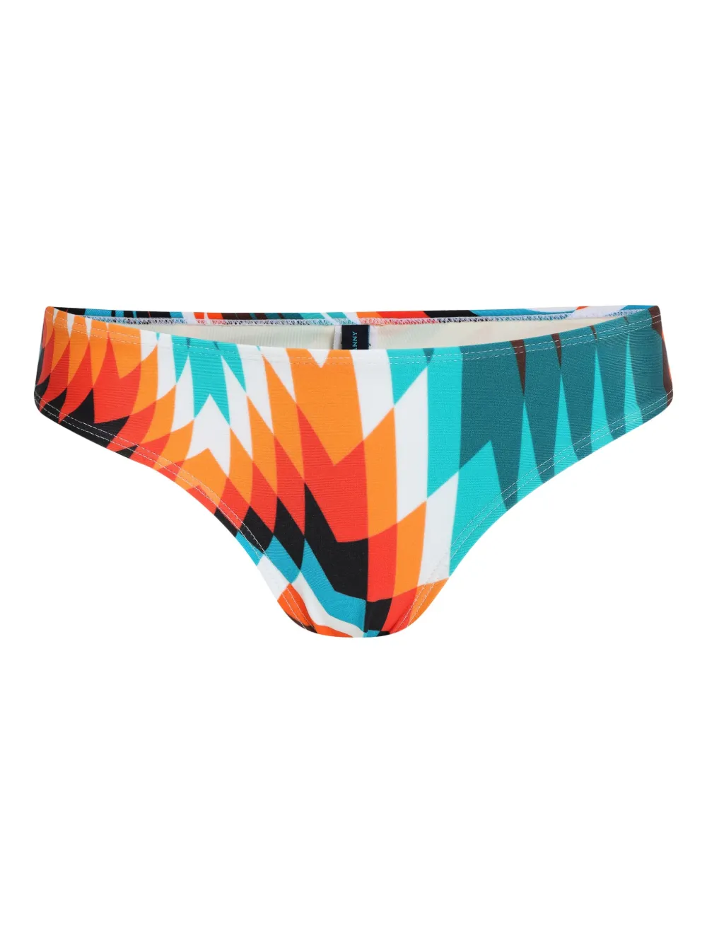 Lygia & Nanny geometric-print bikini bottom Wit