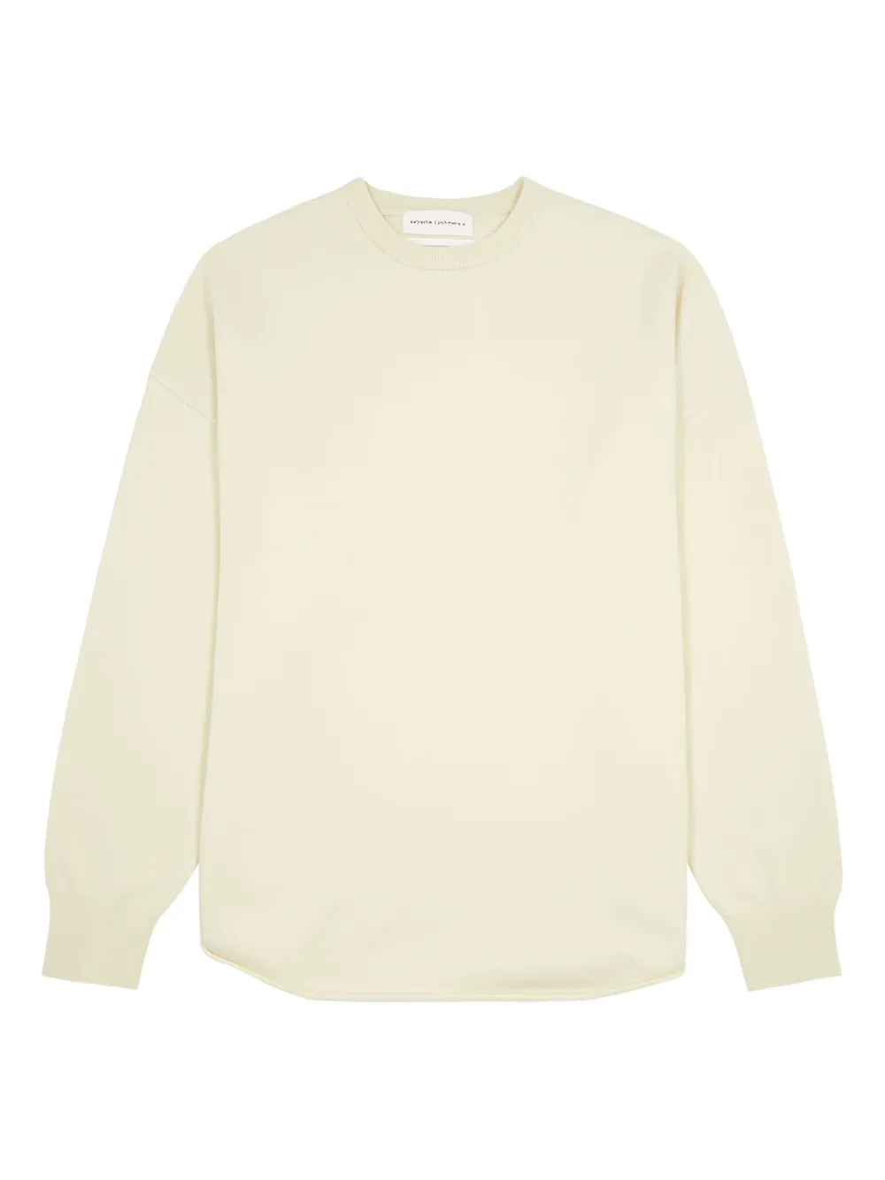 extreme cashmere crew-neck long-sleeve sweater | ホワイト | Image 1