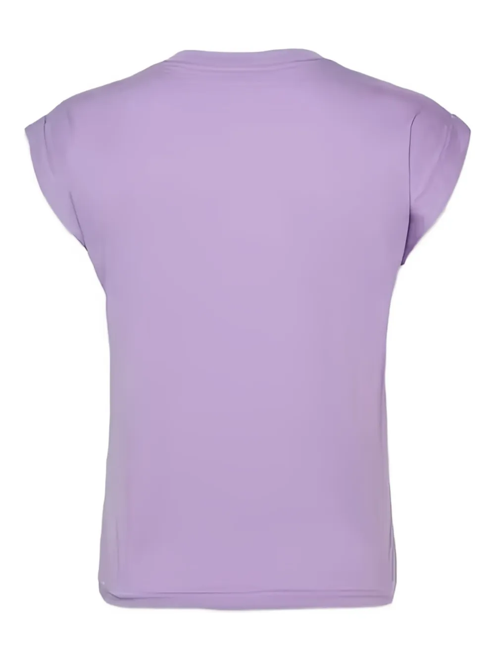 FRAME Easy T-shirt met V-hals Paars