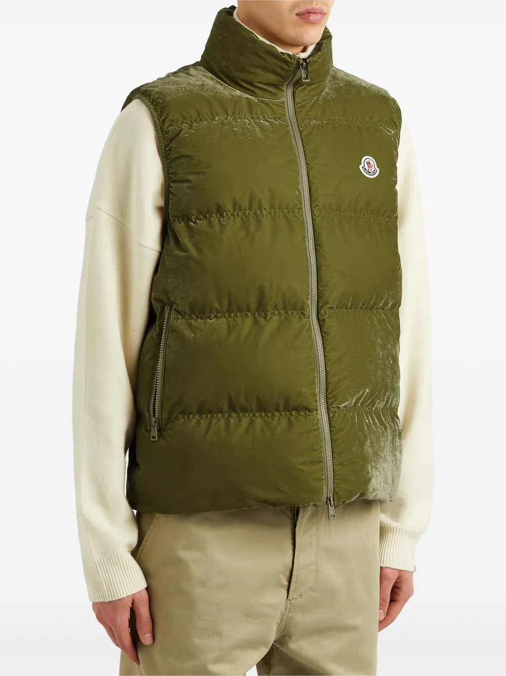 Moncler Natadola gilet Groen