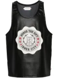 Honor The Gift faux-leather vest - Black