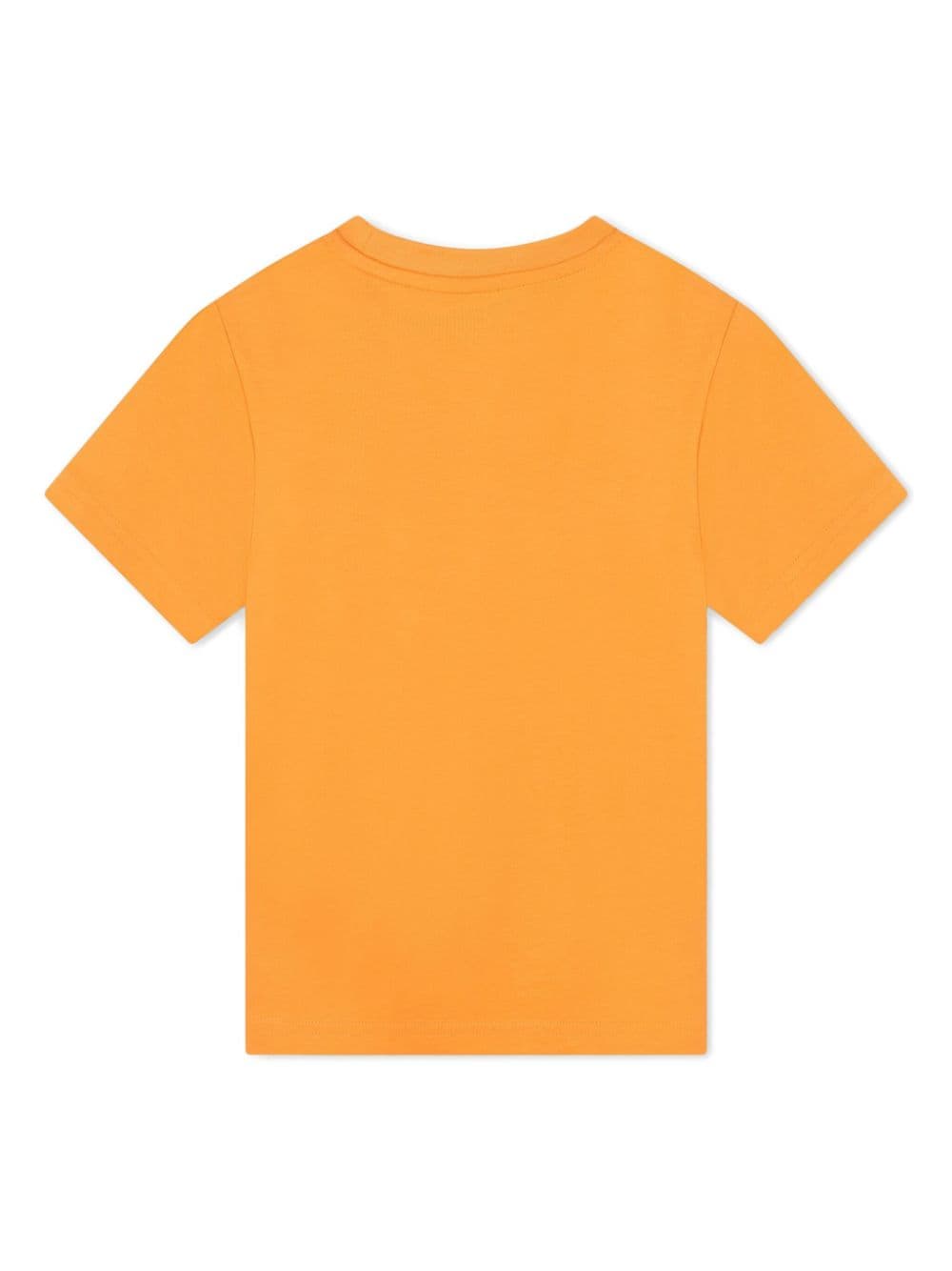 HUGO KIDS logo-print cotton T-shirt - Oranje