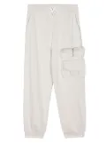Fendi Kids FF-motif jersey trousers - Neutrals