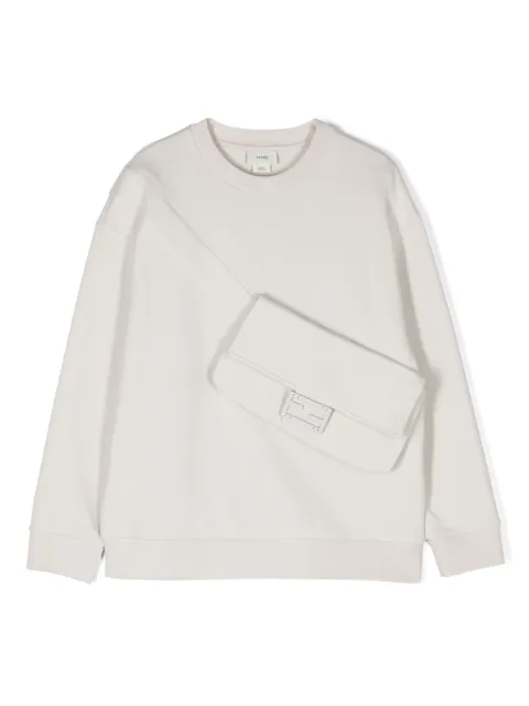 Fendi Kids FF-motif cotton sweatshirt