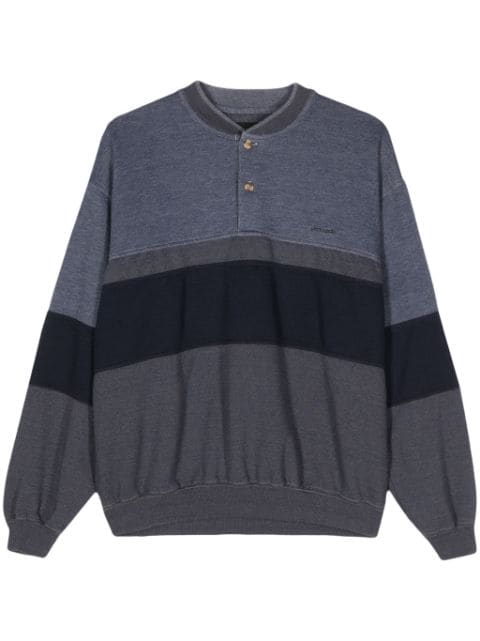 Pierre Cardin Pre-Owned 2000s panelled jersey sweatshirt