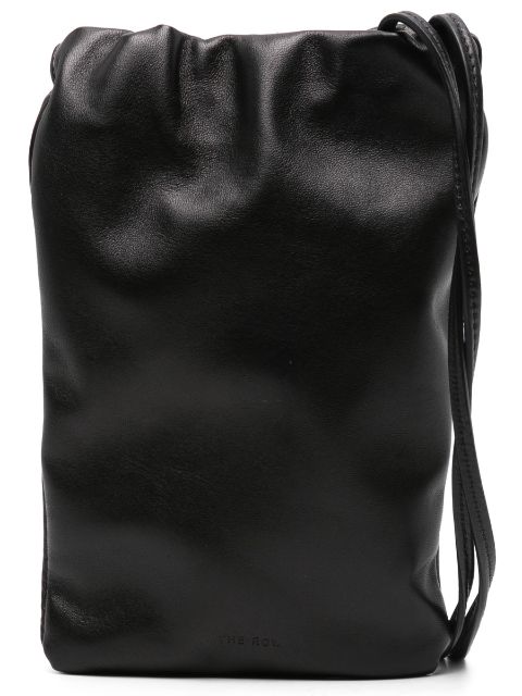 The Row Bourse leather phone bag