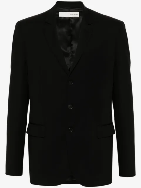 Isabel Benenato single-breasted wool blazer