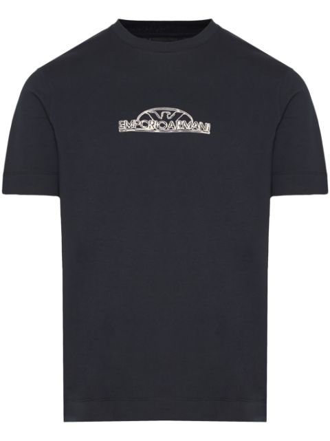 Emporio Armani logo-print cotton T-shirt Men