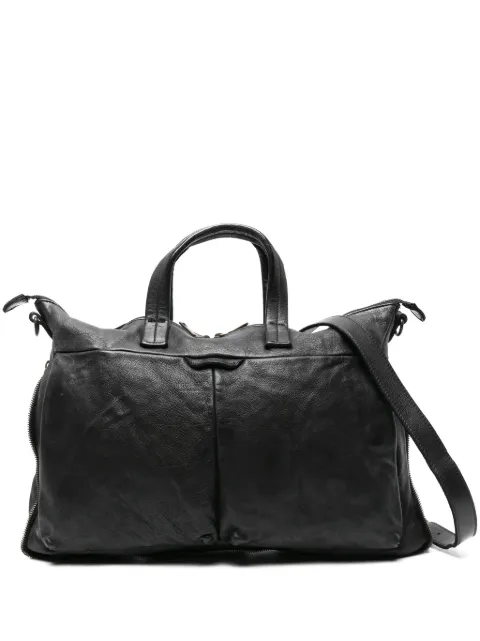 Officine Creative Helmet 046 leather briefcase