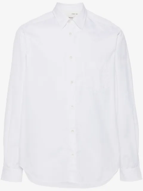Isabel Benenato long-sleeve poplin shirt