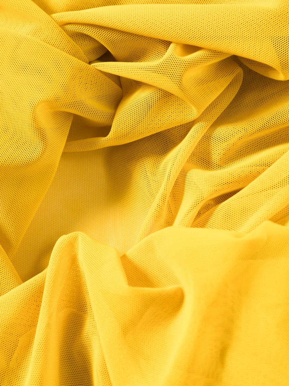 Fisico Cristina Ferrari Semi-sheer Tulle Sarong In Yellow