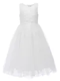 Tulleen Halsey embroidered dress - White