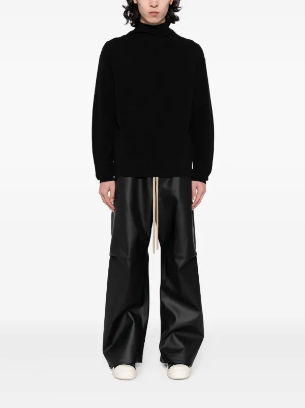 Fear Of God Pleated wide-leg Trousers | Black | FARFETCH OM