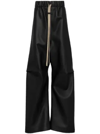 Fear Of God Pleated wide-leg Trousers | ブラック | FARFETCH JP