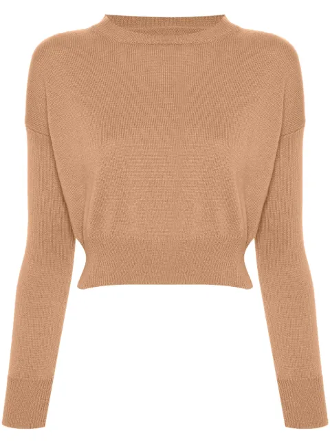 Teddy Cashmere Genova cashmere crop top