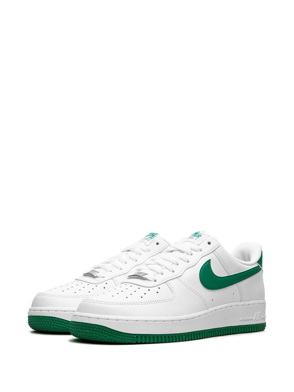 Shop Nike Air Force 1 Leather Sneakers In White