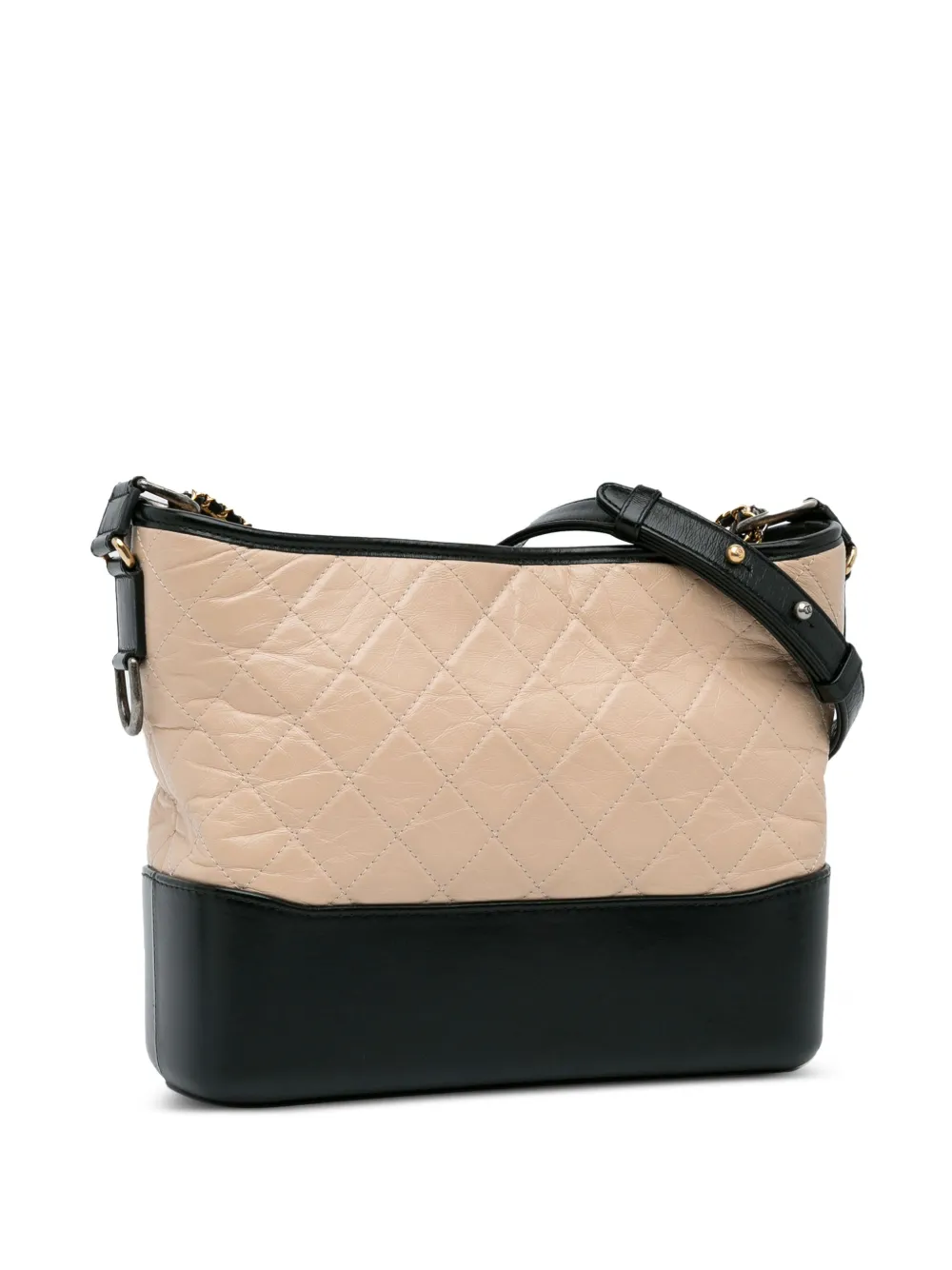 Pre-owned Chanel 2019 Medium Gabrielle Crossbody Bag In Neutrals