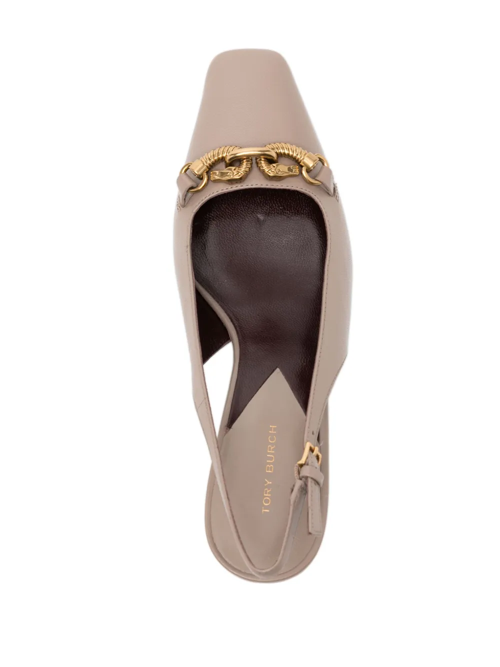 Shop Tory Burch Jessa 55mm Slingback Pumps In Neutrals