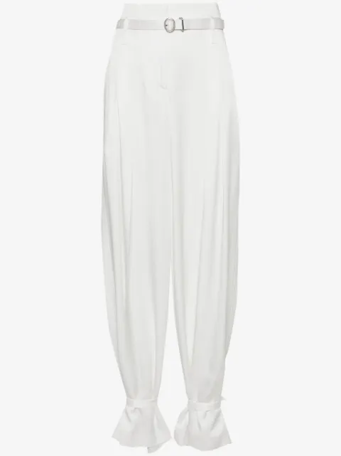 Jil Sander Plisseehose mit geradem Schnitt