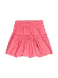 TWINSET Kids ruffle-detail taffeta skirt - Pink