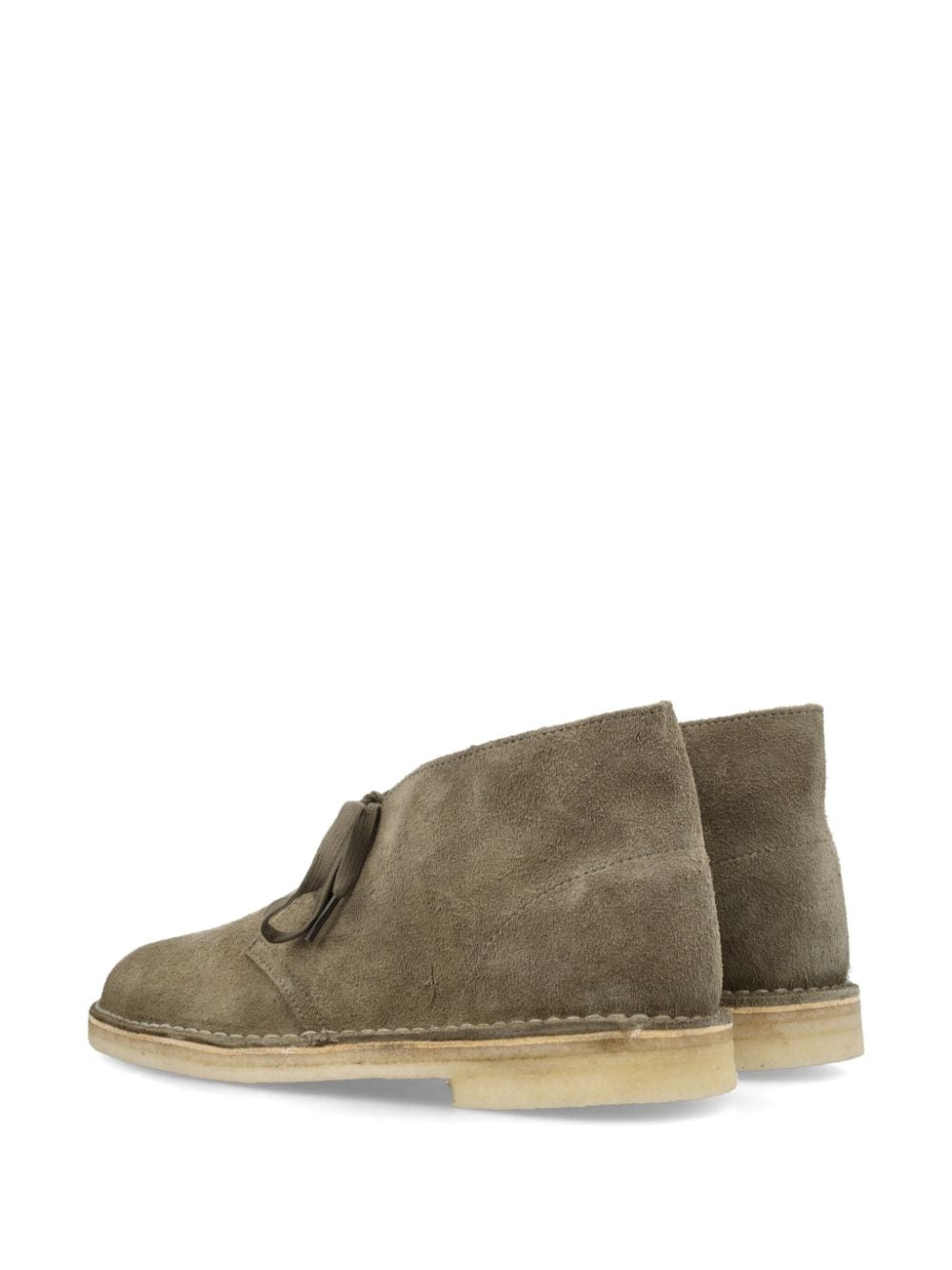 Shop Clarks Originals Suede Desert Boots In 绿色