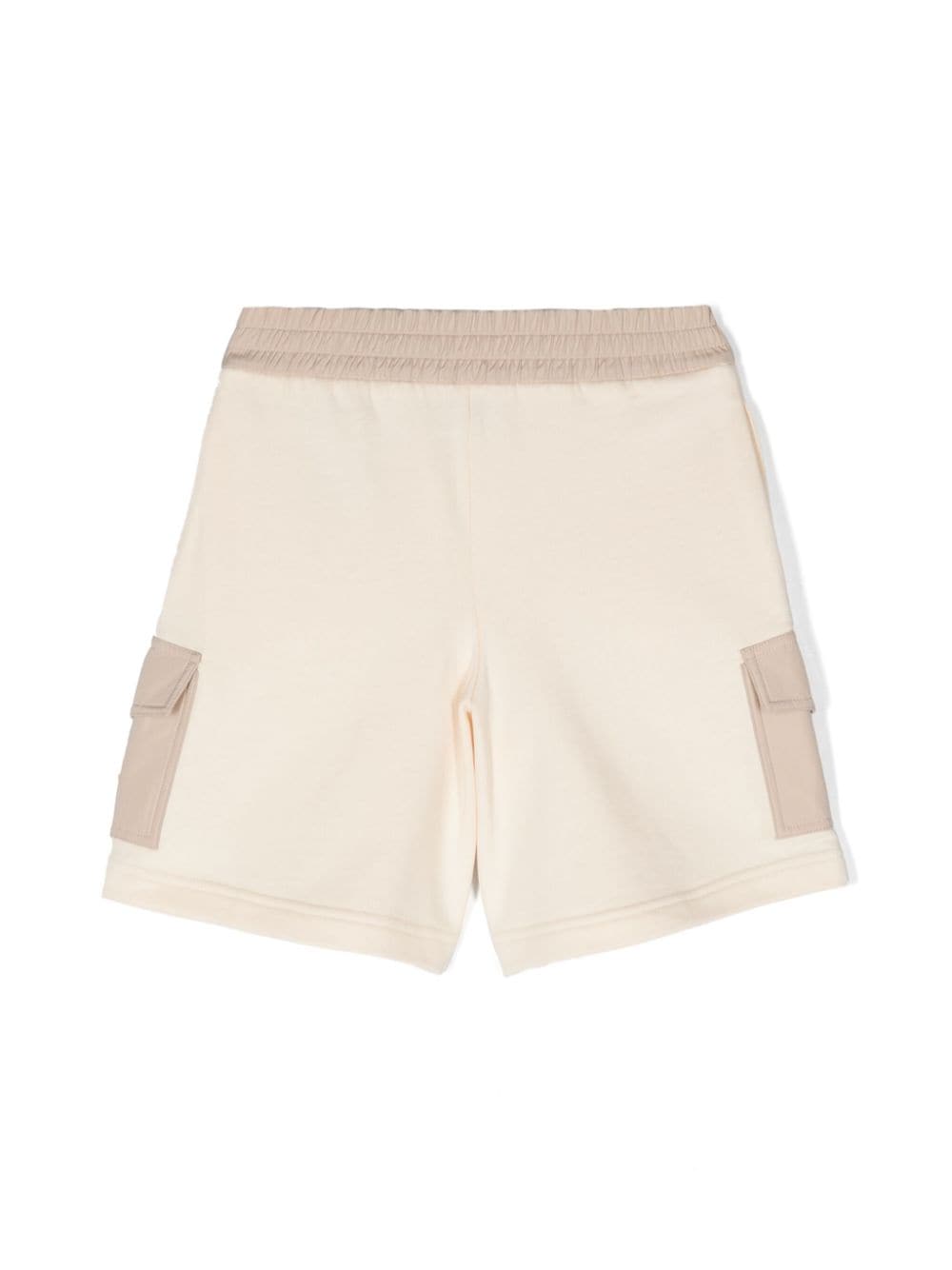 Moncler Enfant Shorts met logopatch Beige