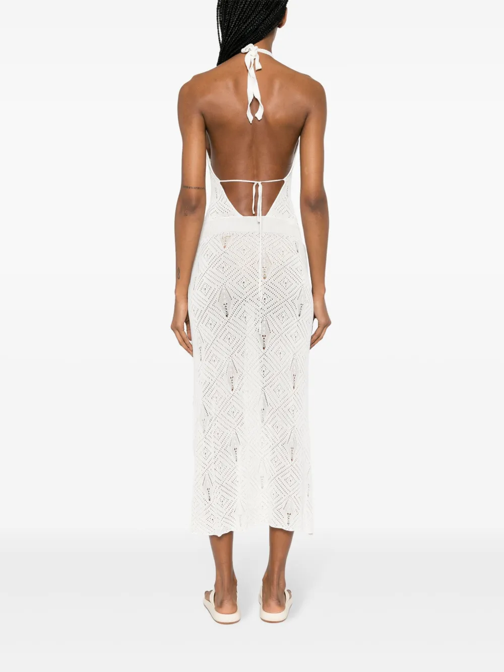 paros crochet eyelet see through midi dress Commense | Dresses | Paros Crochet Eyelet Seethrough Midi Dress