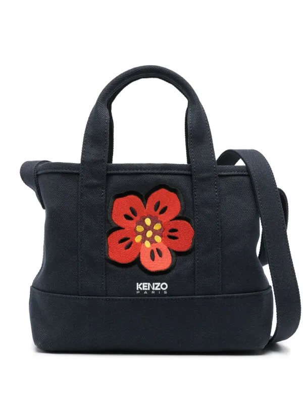 Kenzo Small Utility Tote Bag Blue FARFETCH