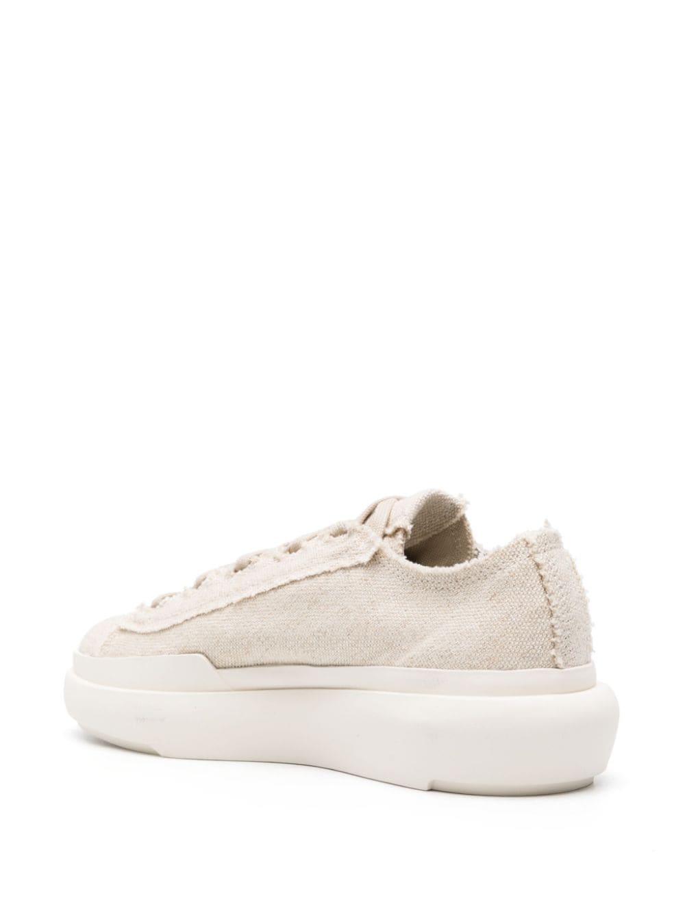 Shop Y-3 Nizza Flatform Sneakers In Neutrals