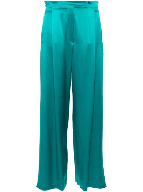 Max Mara side-slits silk palazzo pants Women