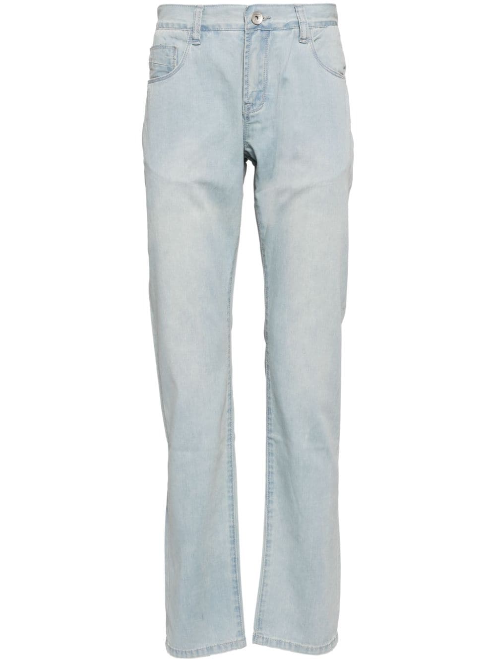 Private Stock The William Cotton-blend Jeans In Blue