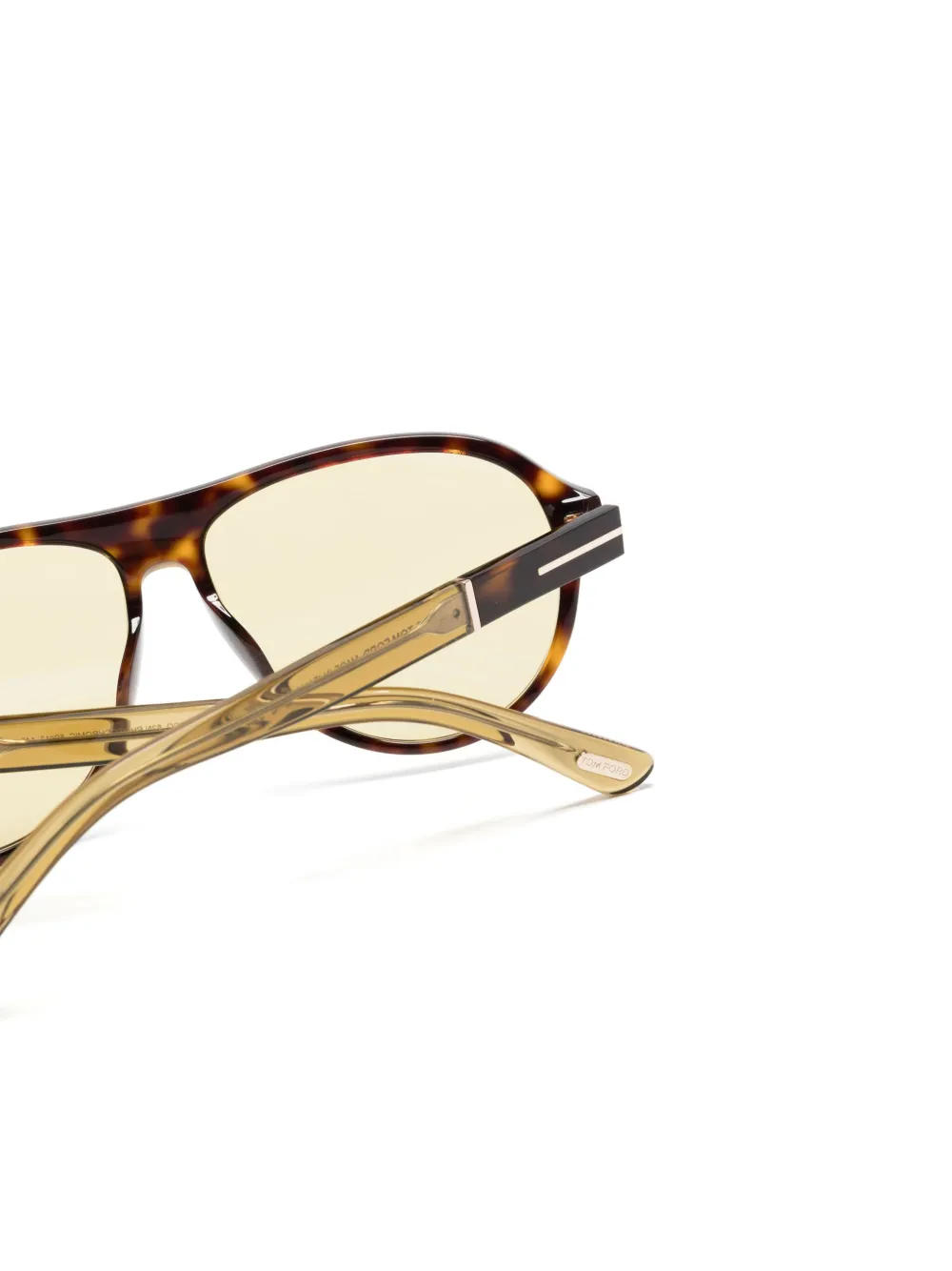 Tom Ford Quincy Oversize-frame Sunglasses In 褐色