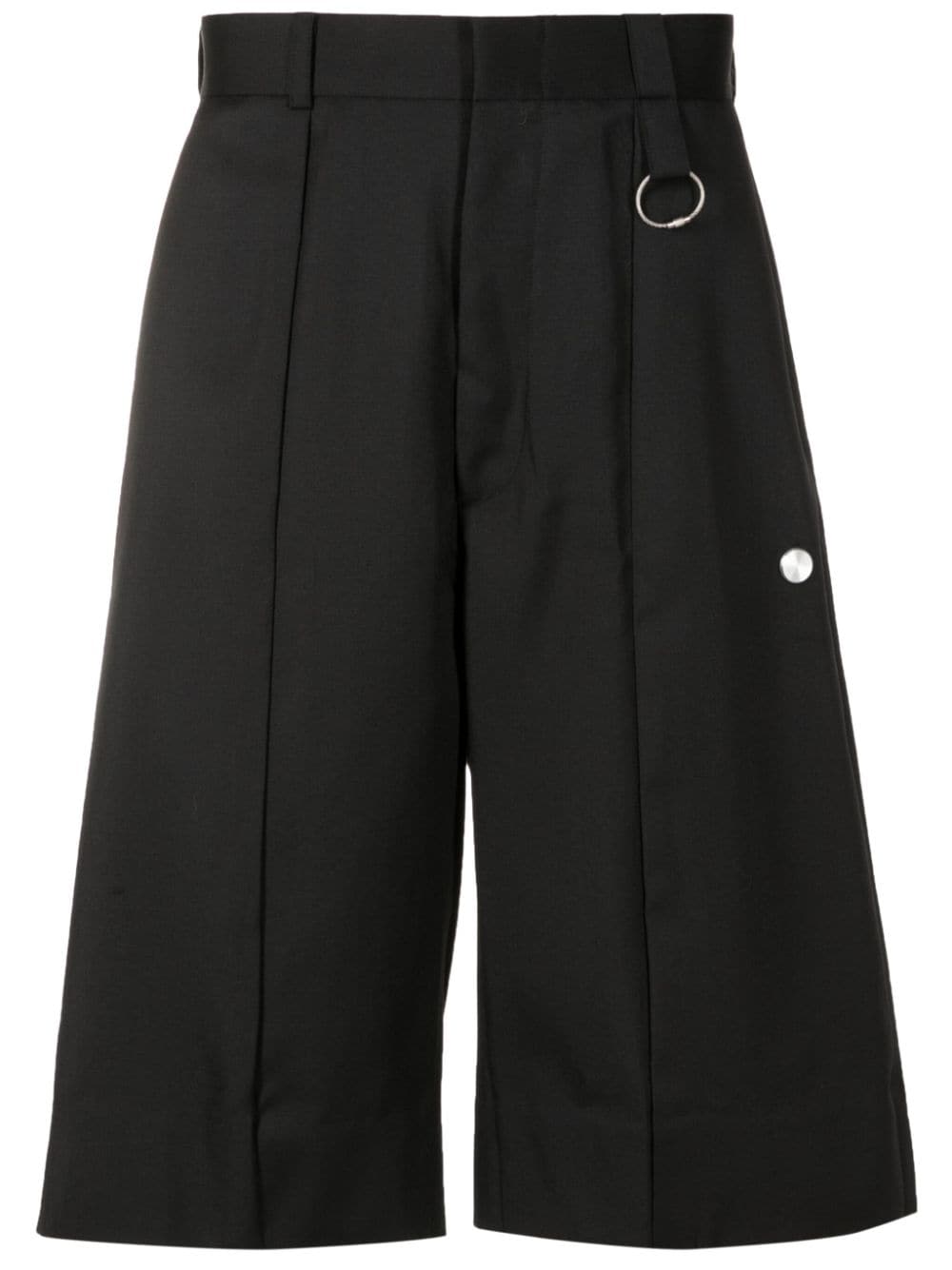 PACE Shorts met logoplakkaat Zwart