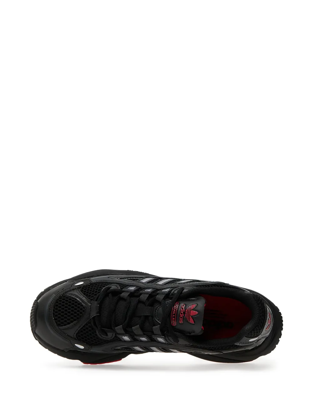 adidas Ozmillen "Core Black Grey Four Better Scarlet" sneakers