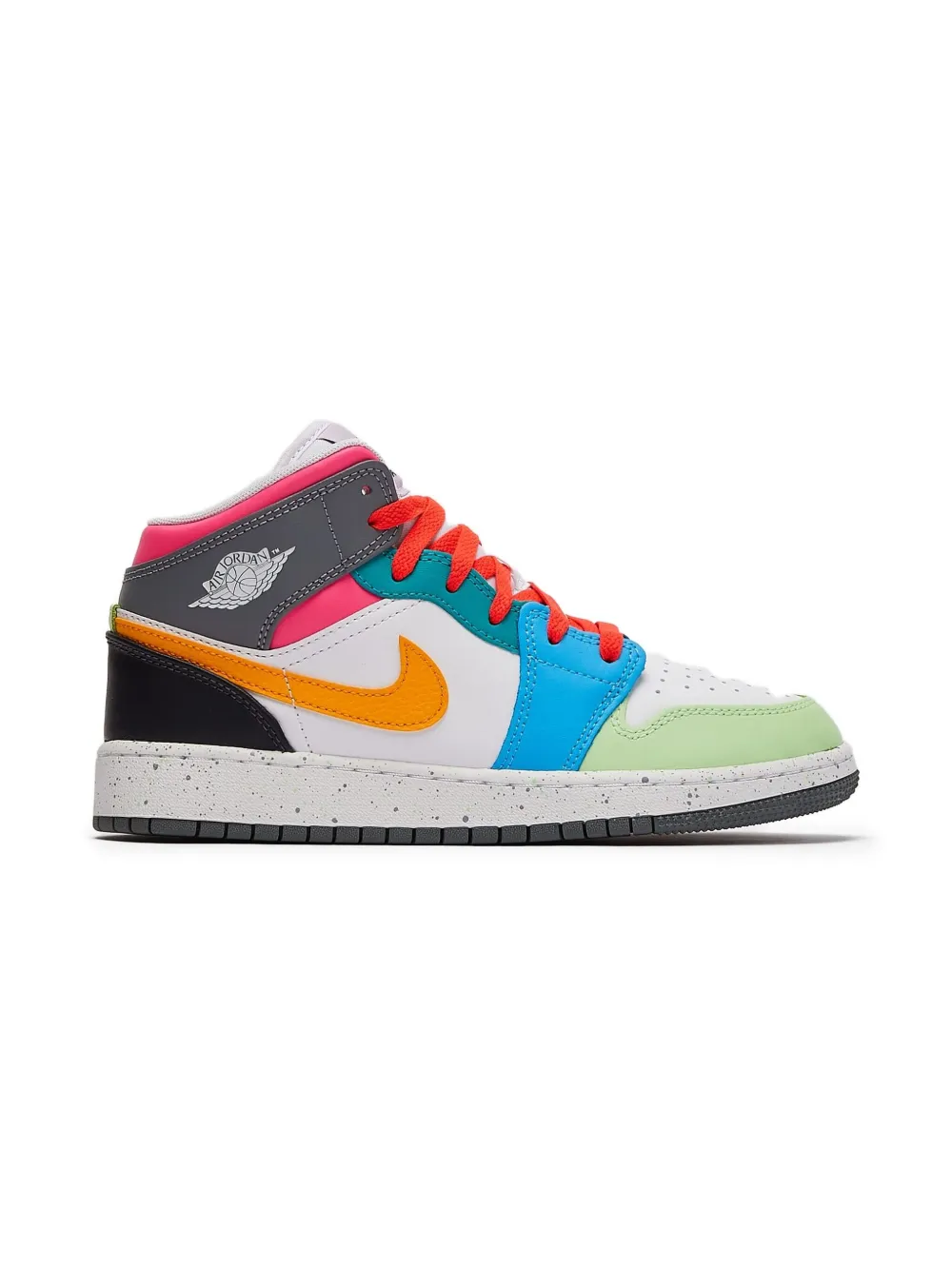 Jordan Kids Air Jordan 1 Mid SE "Multi Color" sneakers White