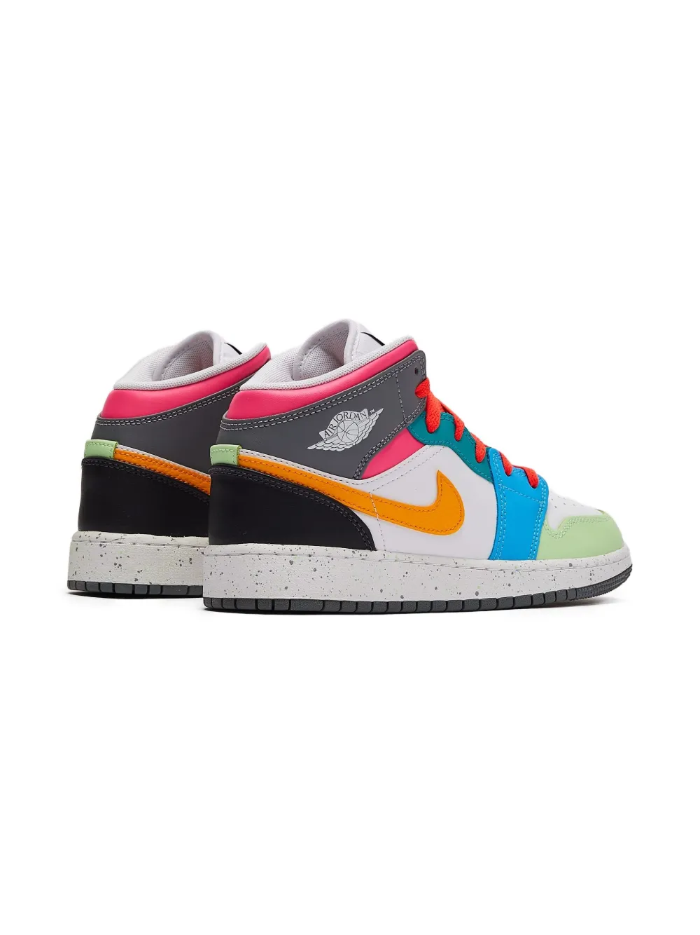 Jordan Kids Air Jordan 1 Mid SE "Multi Color" sneakers Wit
