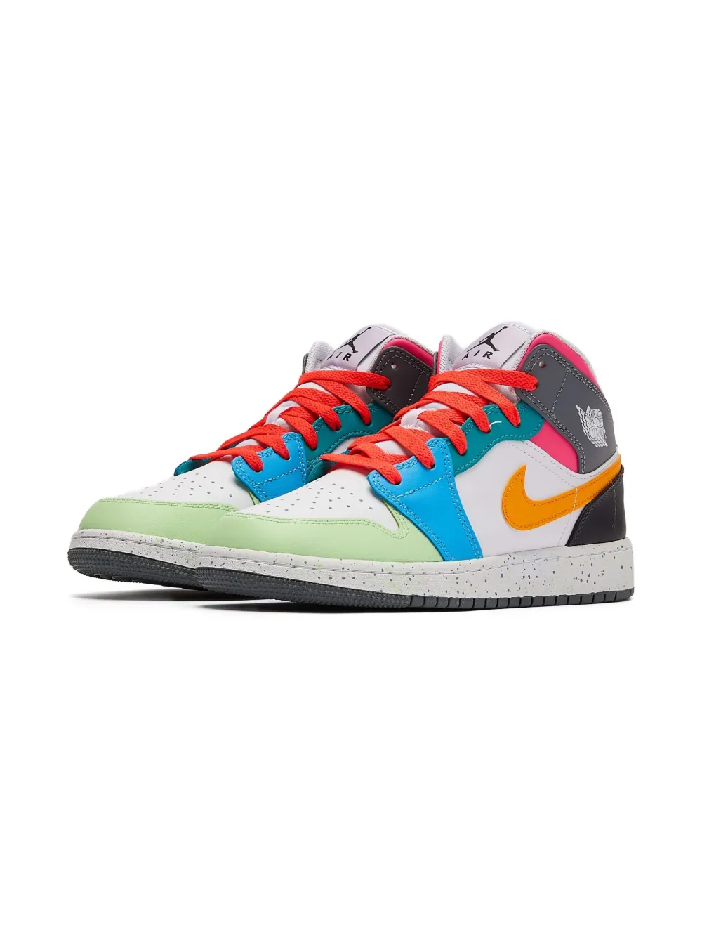 Jordan Kids Air Jordan 1 Mid SE Multi Color sneakers - Wit