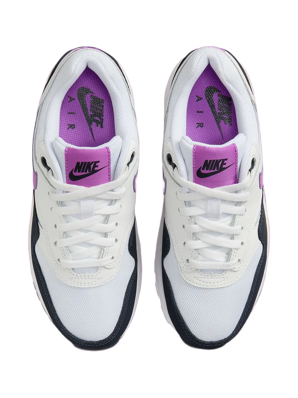 Nike Kids Air Max 1 "White Light Purple" sneakers Wit