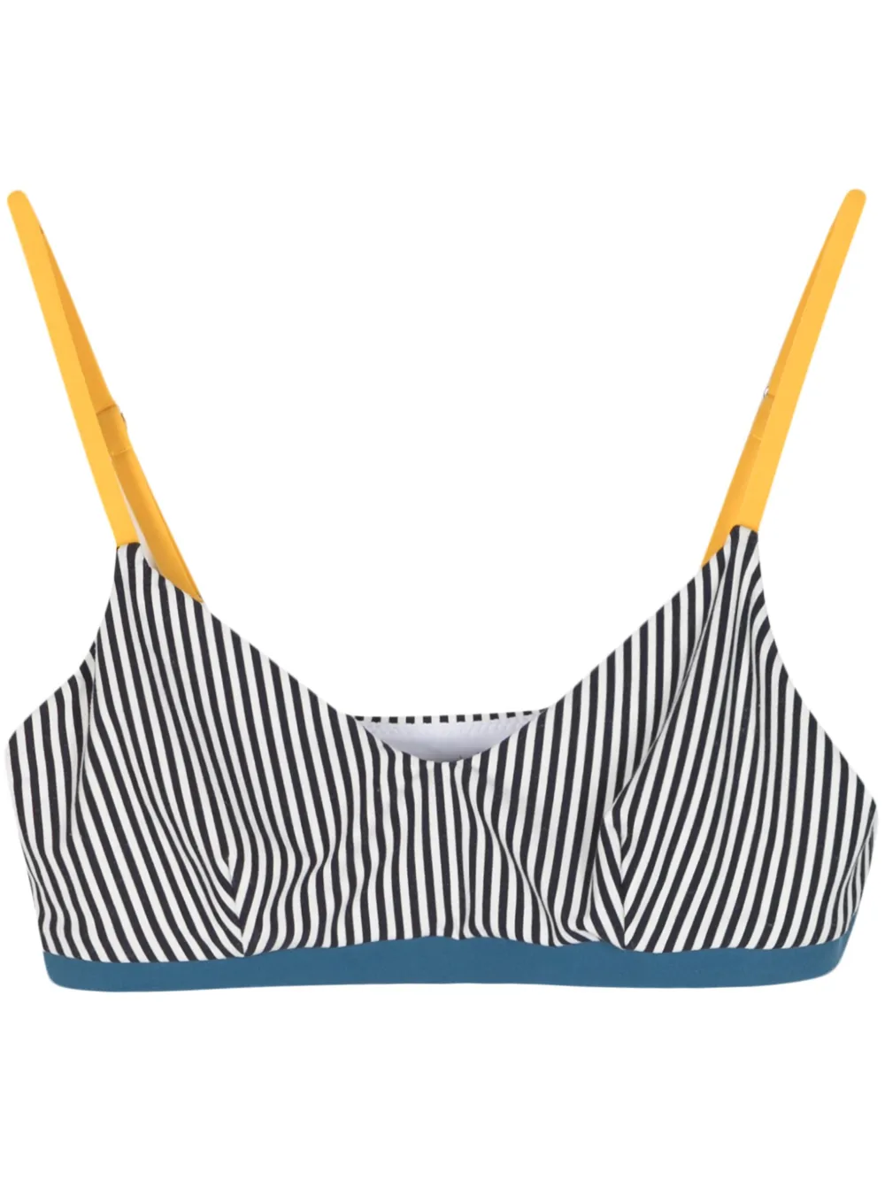 The Upside stripe-print sports bra - Blue