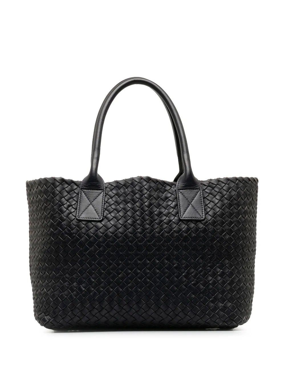 Bottega Veneta Pre-Owned 2010 small Intrecciato Cabat tote bag - Zwart