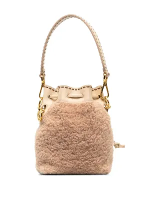 Fendi fur bucket bag online